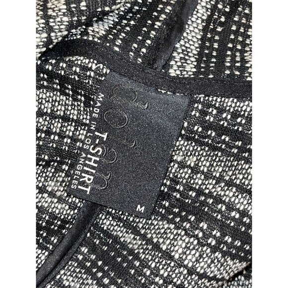 Anthropologie DOLAN  Mimeo Vest by Dolan Striped Black& White Texturedsie Medium - Picture 6 of 7